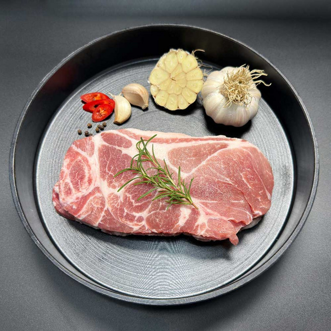 다있다 고기 냉동 목살 왕목살 목전지 제육볶음용 제육용 구이용, 500g+500g 총1kg, 구이용 목전지 (7mm), 1kg, 1개