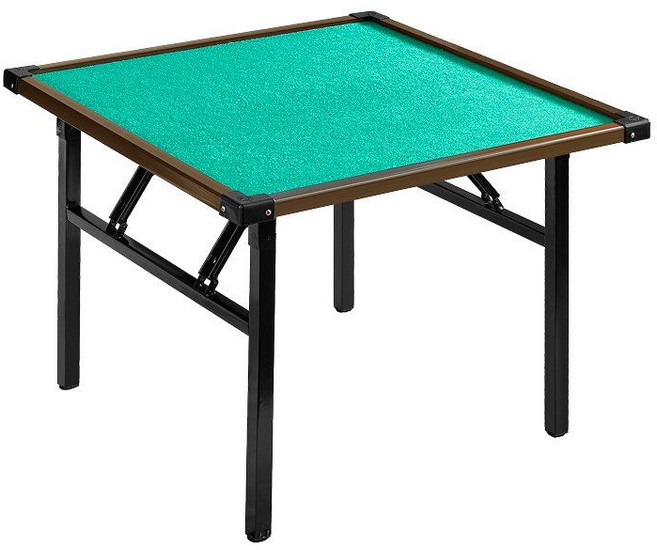 접이식 마작 테이블 카드게임 책상 홀덤 가정용 포커 카드 체스 화투 고스톱 카지노, F. 80cm 녹색카펫 높이 60cm, 1개