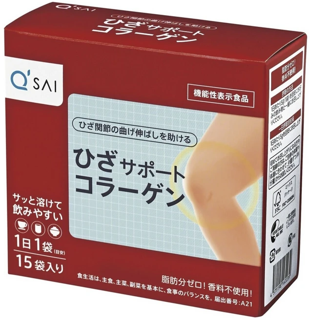 Q'SAI 무릎 서포트 콜라겐 15개입, 75g, 1개 - 쿠팡