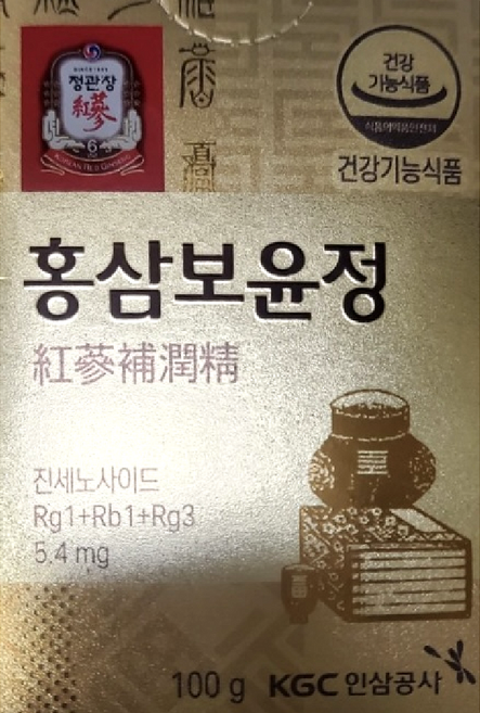 정관장 홍삼 보윤정 100g * 1, 1개