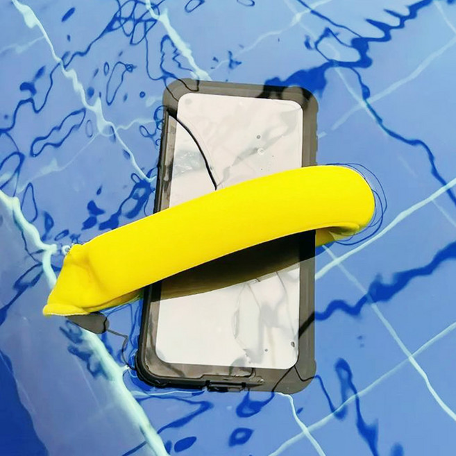 위크나인 노샘케이스 핸드폰 방수케이스 + 둥둥밴드 부력 스트랩 세트, 1개, 갤럭시 S26 울트라, 둥둥밴드 옐로우