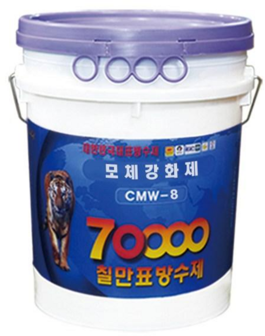 칠만표 모체강화제 (붓+장갑) 옥상 바닥 표면 강화 옥상방수 레미탈 CMW-8, 1개, 18L, 무색