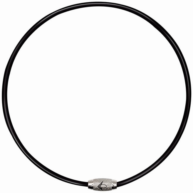 奈米鈦寶 鈦強鍺核芯能量項圈 4mm 磁力接頭 黑色 M號, 1個, 黑色,M號