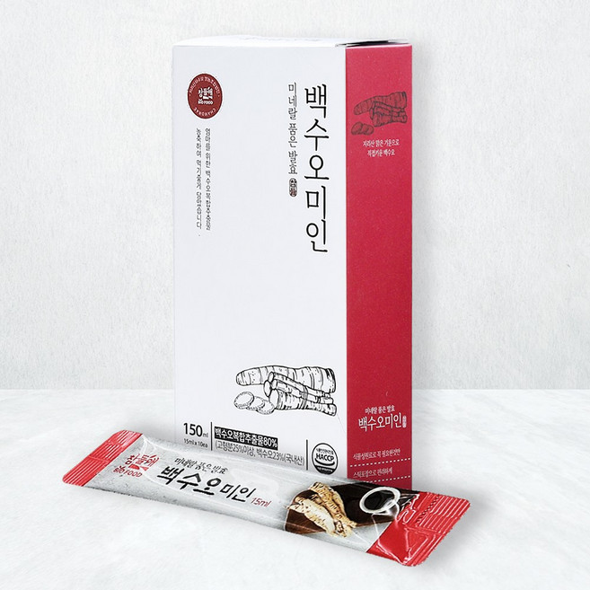 참들애 백수오 백수오미인 50대 엄마생신선물 부모님선물 스틱15ml 10포, 150ml, 1개