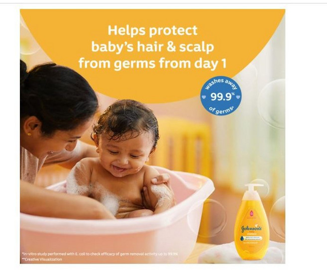 Johnson's Baby Shampoo for Gentle Hair Cleansing, 1개, 100ml