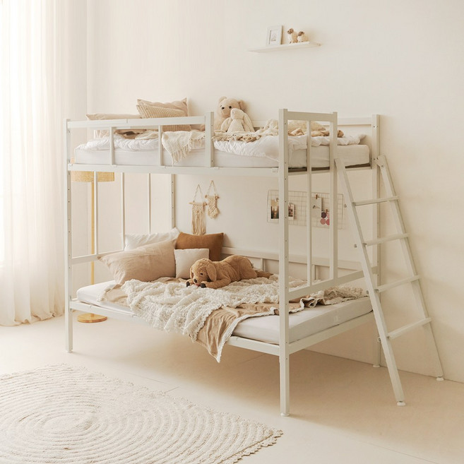 플라망 업다운 높이조절 철제 이층침대 SS 사다리, 블랙(GMB006BK)