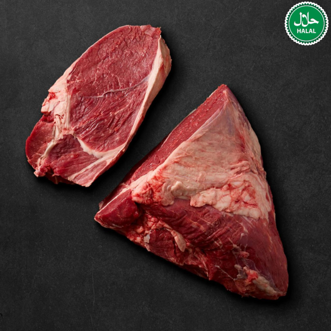 Australian Premium Halal Fresh Beef Bolar Blade Beef Shoulder호주산 프리미엄 할랄 소고기 냉장볼라전각 전각 설도살, 2개, 500g