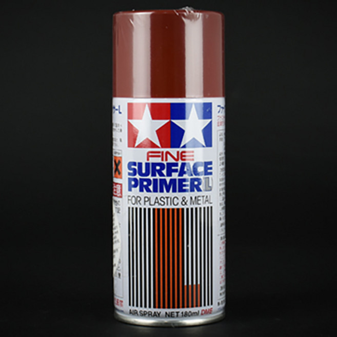 타미야 스프레이 87160 FINE SURFACE PRIMER L (Oxide Red) 파인 서페이스 프라이머 L (옥사이드 레드), 1개