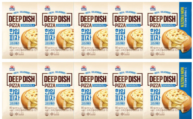 사조대림 [대림냉장] 한입피자 고르곤졸라 80g x8개, 8개