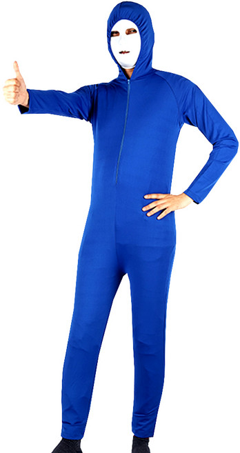 파티짱 쫄쫄이 의상 성인 전신 타이즈, 1개, 블루