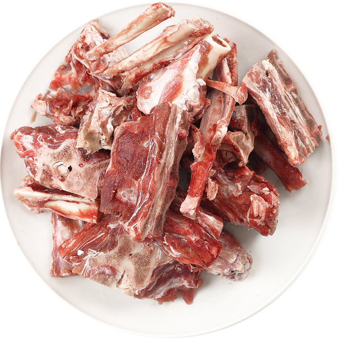 (배터짐) 업소용 염소 잡뼈(사골 갈비뼈 등뼈 목뼈 램덤발송) (일요일&당일발송), 1개