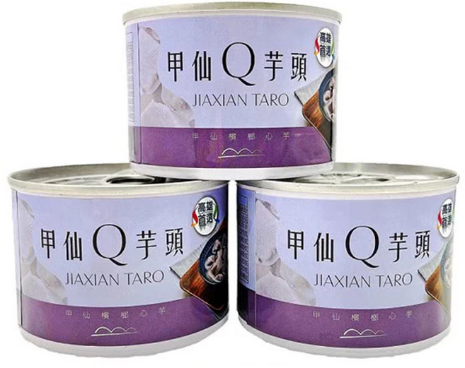 甲仙地區農會 甲仙Q芋頭 200g (3入一組), 1個, 3罐一組