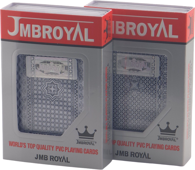 JMBROYAL 포커카드 로얄 트럼프카드, 2개, 혼합색상
