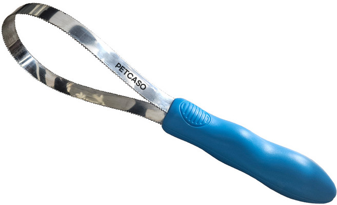 펫카소 강아지 고양이 털갈이빗 죽은털제거 비듬제거 브러쉬, 혼합, 1개