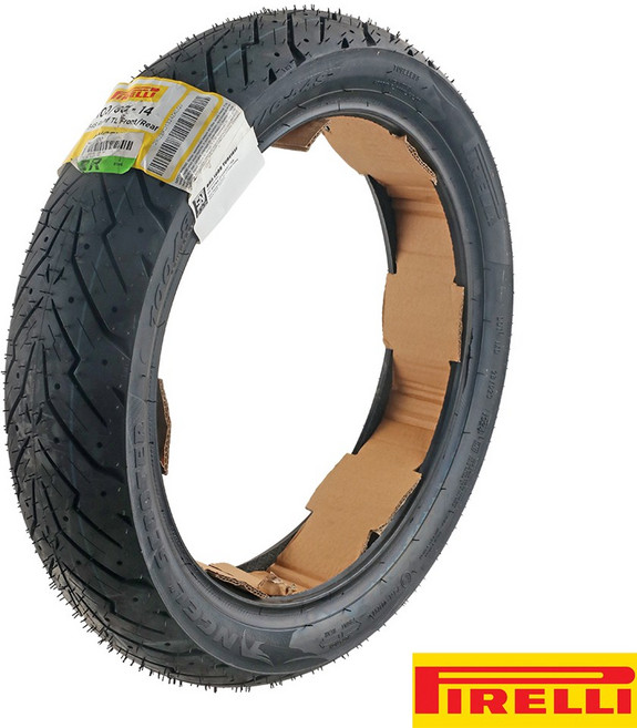 스타모터스 PIRELLI 피렐리 타이어 100/80/14 PCX19 앞 타이어, 1개
