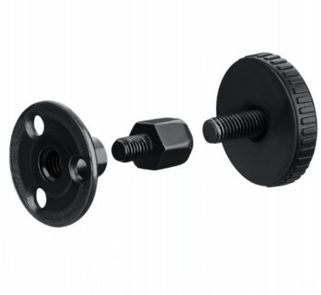 리얼세이지 가구 높이조절발, 4개, 블랙