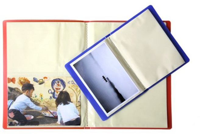 갤러리 앨범 5x7 1단 40장 문구 사진첩 포토집, 녹색