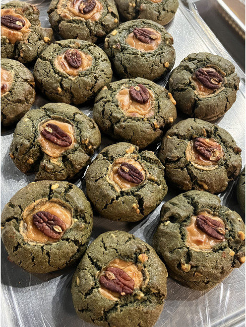 [마이클스키친] 쑥 인절미크림 르뱅쿠키 / 디저트 답례품 기념일 선물 명절 추석, 90g, 1개