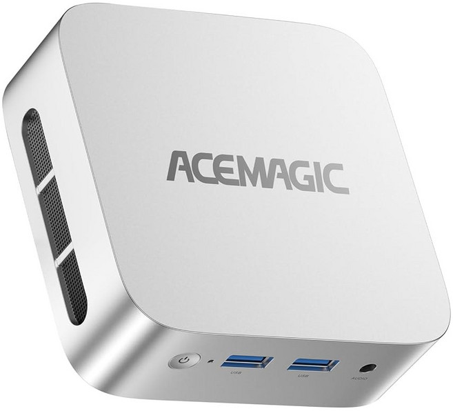 ACEMAGIC 미니 PC 컴퓨터 인텔 트윈 레이크 N150(터보 3.6GHz) 16GB DDR4 RAM 1TB M.2 SSD Vista V1 UHD 4K HDMI DP 듀얼, 1 16GB DDR4+512GB 13th Intel N