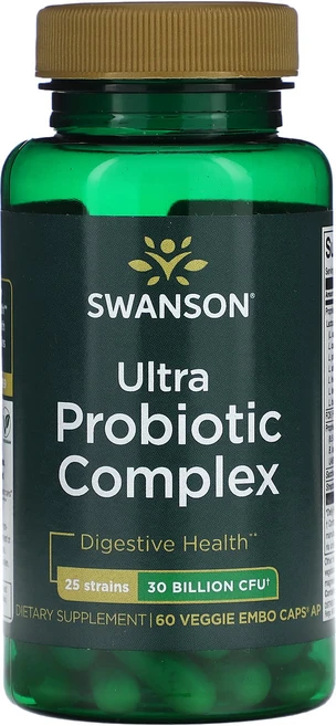 스완슨 울트라 프로바이오틱 컴플렉스 30 Billion CFU 60 베지앰보캡슐 AP, 1개, 60정 - 쿠팡