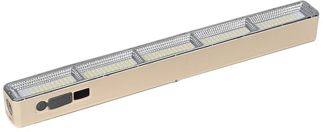 GE MARKET LED磁性工作燈 6600mAh 超亮廣角 5檔調光 IP67防水磁吸 露營燈 燈條 夜市擺攤燈, 1個, 升級款40公分-五格-巨亮