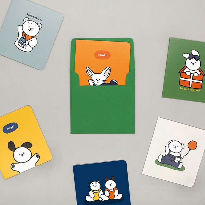 Pinkfoot 꼬망 카드세트 1종 1개