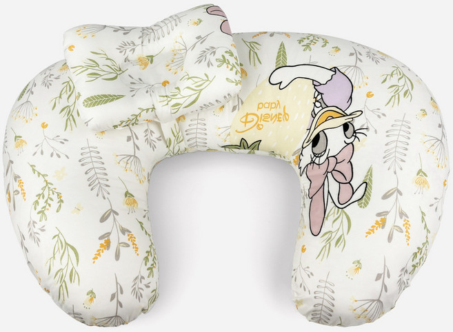 跨境哺乳枕頭餵奶腰枕靠枕親喂嬰兒寶寶坐喂墊環抱式母乳U型護腰, 森林公園【送同色系嬰兒枕】