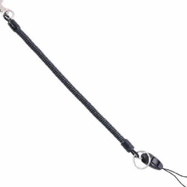 OR2 릴고리 스프링 코일샤프걸이 열쇠고리끈, 1개