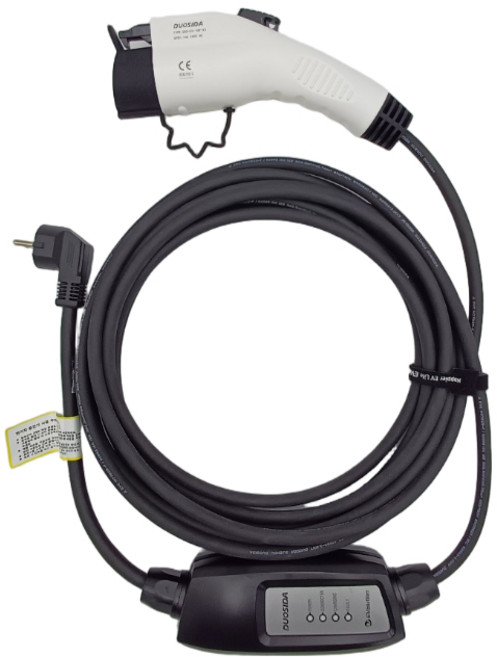 이볼루션 전기차충전기 가정용 완속 충전케이블 5m DUOSIDA 16A 220V 비상용 휴대용 이동형 충전기 아이오닉5 테슬라 EV6 포터2 봉고 코나 니로 볼트 벤츠 BMW, 1개