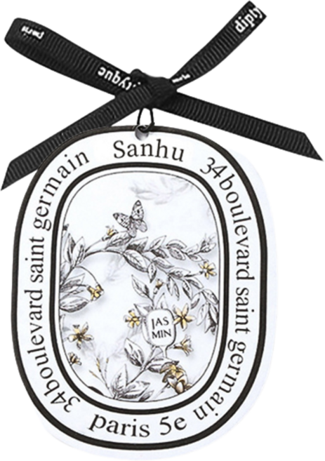 Diptyque 汽車香芬片 車用香氛掛飾, 1個, 茉莉 吊掛芳香片(W0700)