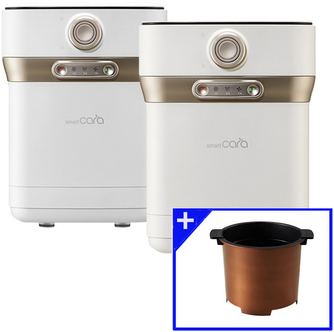 스마트카라 400 Pro X 가정용 음식물처리기+강력건조통, 400Pro x 베이지+강력건조통