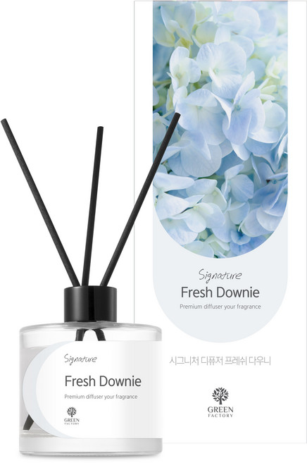 에네스티 디퓨저 200ml + 섬유 스틱 5p 세트, 프레쉬다우니, 6개