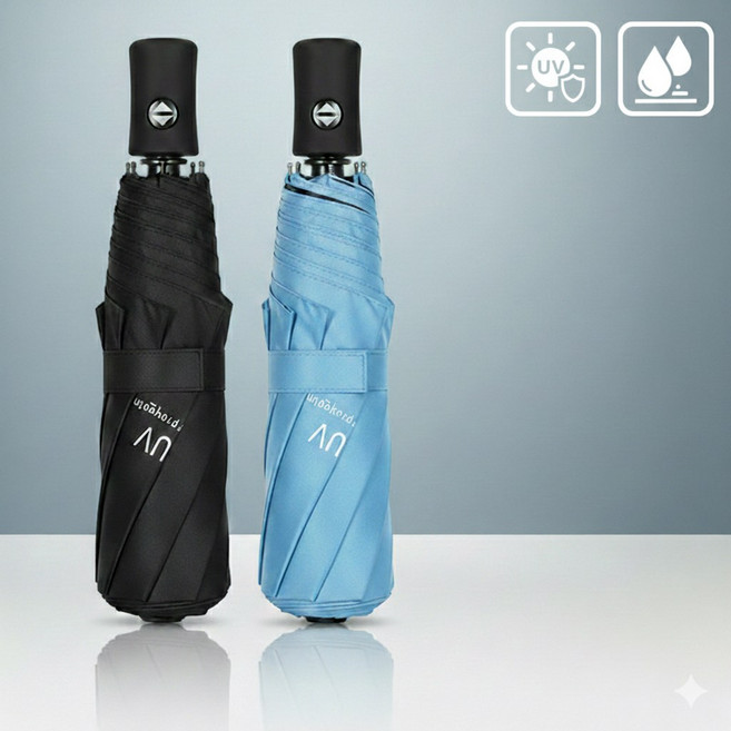 UV차단 3단 튼튼한 자동우산 경량 휴대용