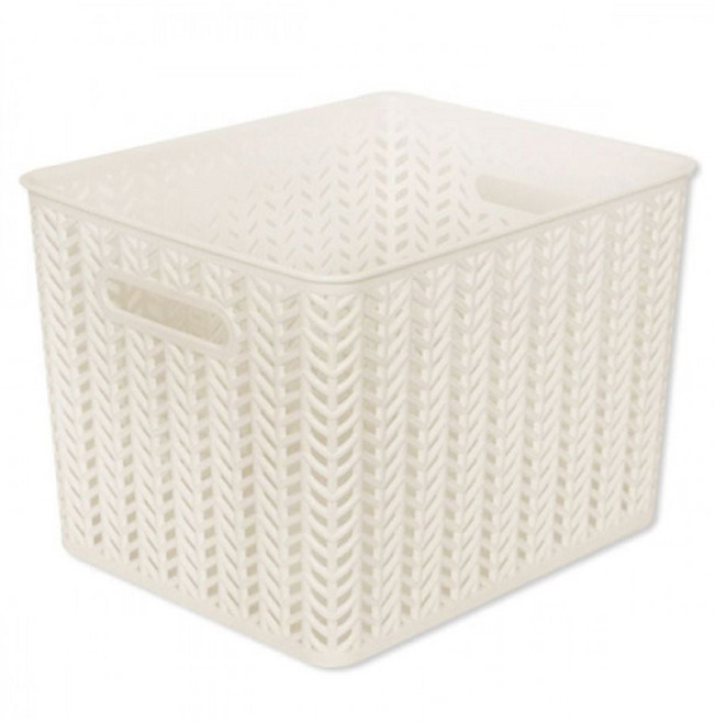 SZ 바스켓 7호 오픈형 화이트 32.5L 1P 바구니 수납, 본상품, 1개