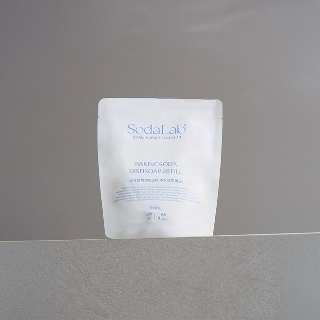 소다랩 베이킹소다 주방세제 리필, 1개, 500ml