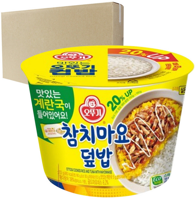 [과자간식몰][박스]컵밥 참치마요덮밥252g 12입-M88, 252g, 1개