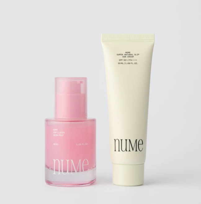 누메 밀착광 수분 베이스 프렙 + 파데프리 톤업 콜라겐 선크림, 1개, 80ml - 쿠팡