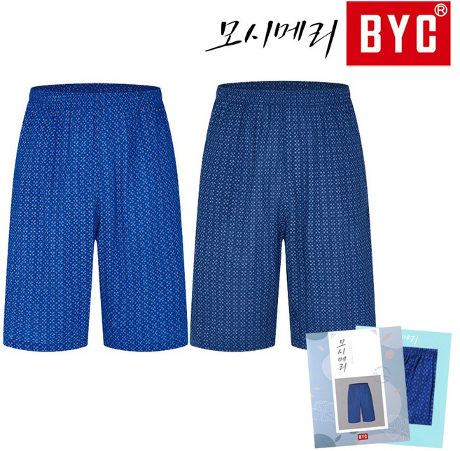 [BYC] ECF3074 모시메리쿨5부빅사이즈남성잠옷바지파자마