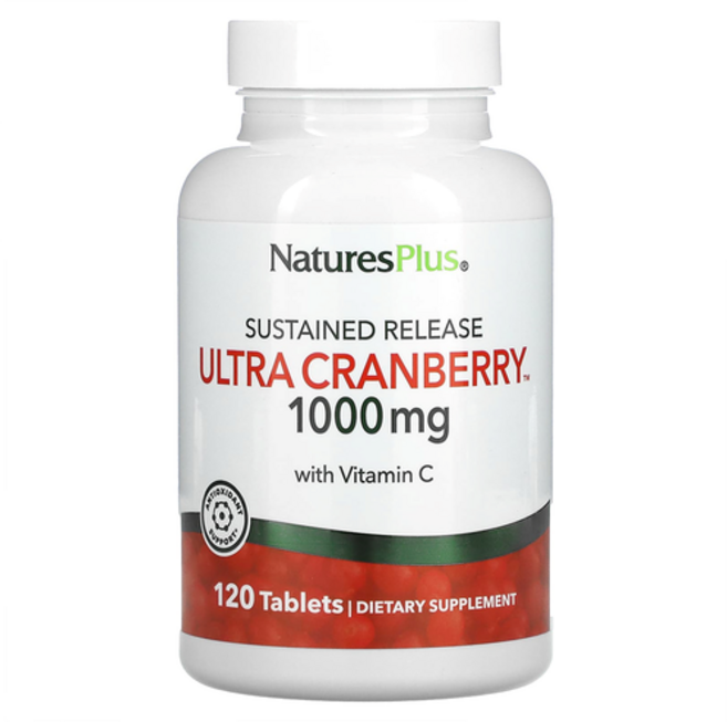 네이처스플러스 비타민C 함유 크랜베리 1000mg 120정, 120정 1개, 1개(120정)