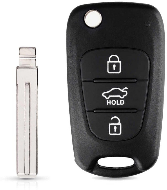 현대 기아 (구형) 폴딩키 케이스 모닝 k3 k5 레이 포터 봉고 프라이드 센타밀링 키날포함, 1.(구형) 폴딩키 케이스 (K라인) 센타밀링, 1개