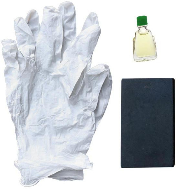 DAMMAIDDAO 골드 테스트 스톤 세트 금세공 도구 시금석, 7cmx4cm, 검은색, 결석, 1개