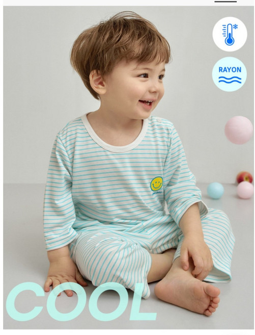 유니프랜드 굿스마일 쿨레이온 7부 내의 상하의 세트