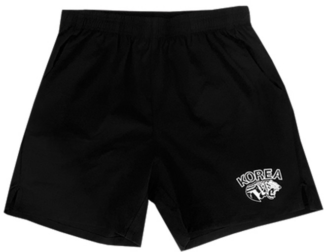 [군지] 로카 호랑이 반바지 태극기 군인 KOREA 기능성 스판바지 스포츠