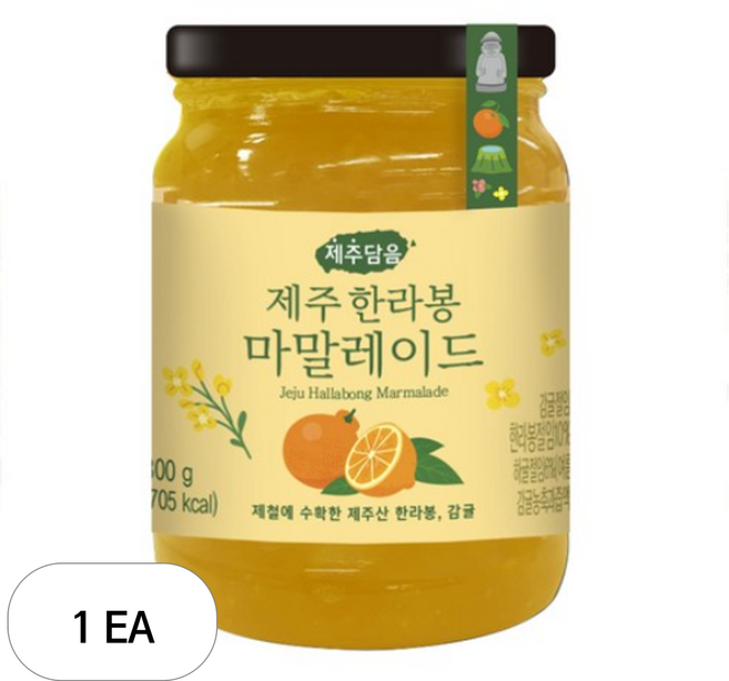 오뚜기 제주담음 한라봉 마말레이드 잼, 300g, 1개