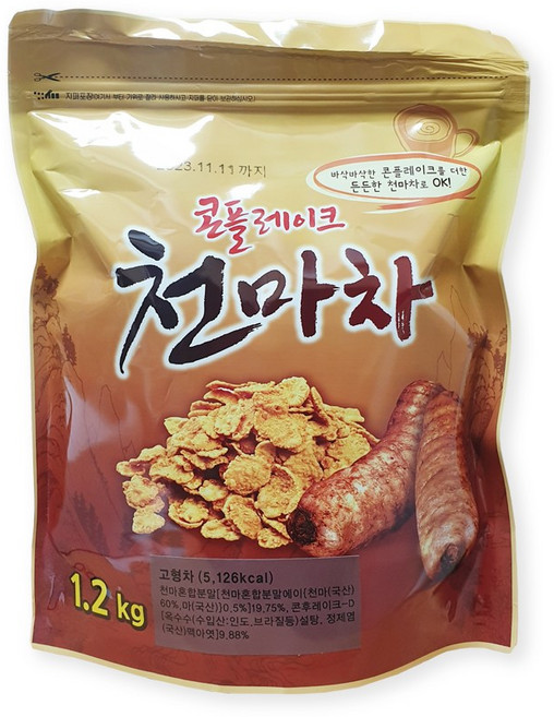 동일 콘플레이크 천마차, 1.2kg, 1개, 1개입