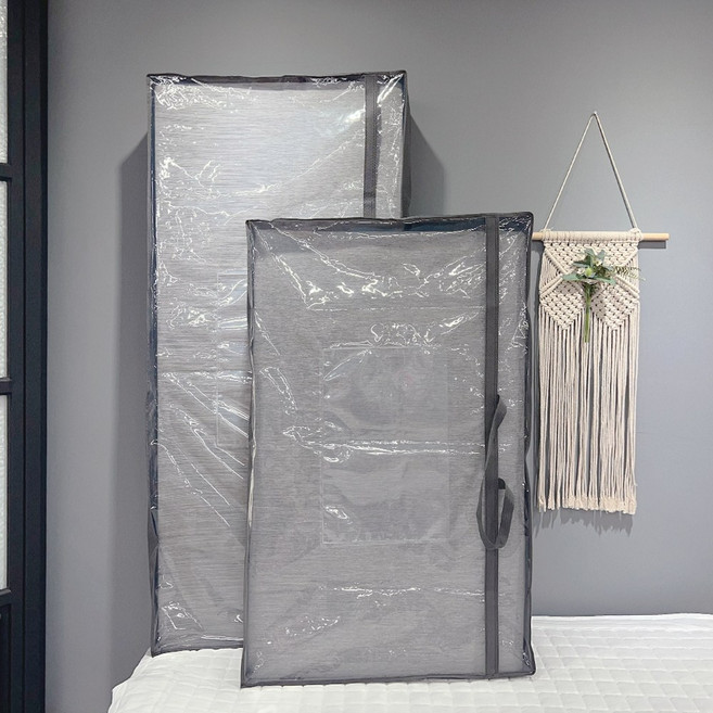 NEW 진그레이 3단 접이식 매트리스 보관가방, 싱글, 1개