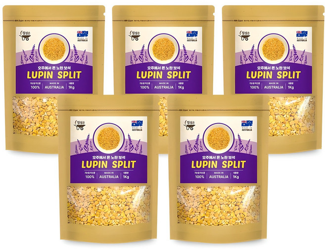 정성 루피니빈 콩 호주산 당뇨콩 루피니빈, 5개, 1kg