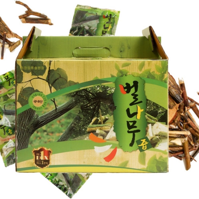 벌나무즙 국내산 산겨릅나무가지 추출액 100프로, 60개, 100ml