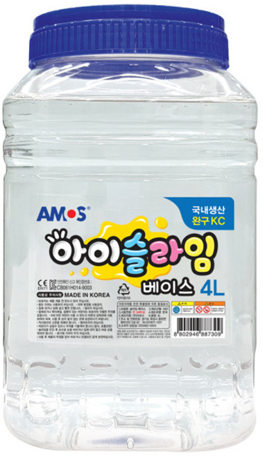 아모스 대용량 물풀, 4L, 1개