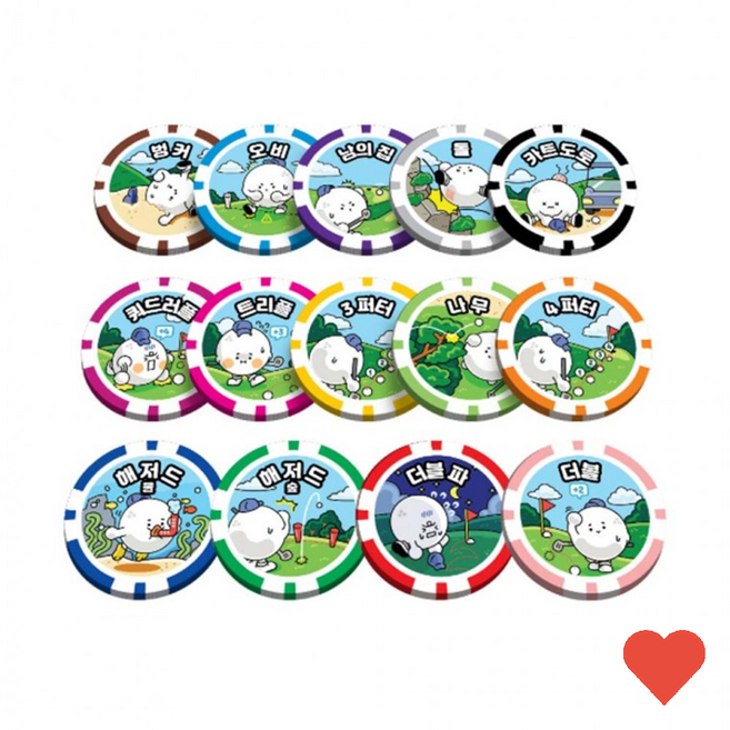 골프 게임 칩 세트 실내 스크린 연습 벌칙 놀이 카지노 휴대용 파우치 포함, 1개, 상세페이지 참조